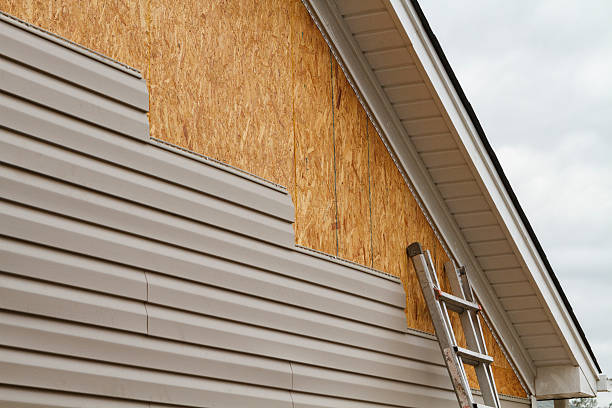 Professional Siding Contractor technician working in Andover, MN